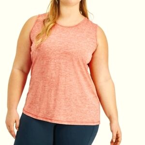 IDEOLOGY Womens Coral Moisture Wicking Cut Out Lightweight Flat Seams Sz 3X New